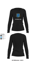176th Medical Group 86455833 Women's Long Sleeve V-neck Shirt - 22
