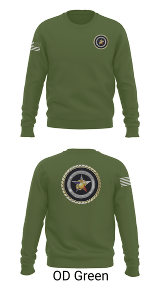 Crew Neck Sweatshirt, Goodfellow AFB, Marines, Teamtime, Team time, sublimation, custom sports apparel, team uniforms, spirit wear, spiritwear, sports uniforms, custom shirts, team store, custom team store, fundraiser sports, apparel fundraiser
