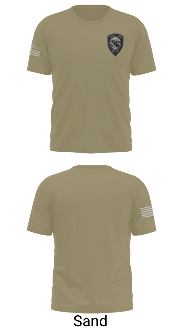 Old School Cotton Feel Shirt, Morristown Police Department, Police, Teamtime, Team time, sublimation, custom sports apparel, team uniforms, spirit wear, spiritwear, sports uniforms, custom shirts, team store, custom team store, fundraiser sports, apparel fundraiser