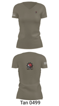 Bonecrushers 66346307 Women's Short Sleeve V-neck Shirt - 68