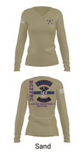 Bluecrew law enforcement motorcycle club 56909917 Women's Long Sleeve V-neck Shirt - 92