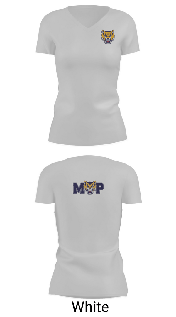 Womens Short Sleeve Vneck Shirt, Moss Point High School Band, Spirit Store, Teamtime, Team time, sublimation, custom sports apparel, team uniforms, spirit wear, spiritwear, sports uniforms, custom shirts, team store, custom team store, fundraiser sports, apparel fundraiser