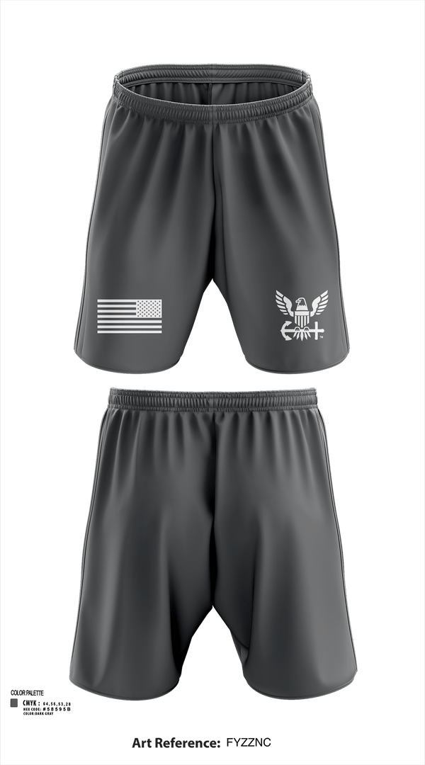 Athletic Shorts With Pockets, Kennesaw Mountain NJROTC, Navy, Teamtime, Team time, sublimation, custom sports apparel, team uniforms, spirit wear, spiritwear, sports uniforms, custom shirts, team store, custom team store, fundraiser sports, apparel fundraiser