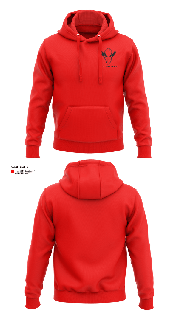 Hoodie, DC-1 Outlaws, , Teamtime, Team time, sublimation, custom sports apparel, team uniforms, spirit wear, spiritwear, sports uniforms, custom shirts, team store, custom team store, fundraiser sports, apparel fundraiser