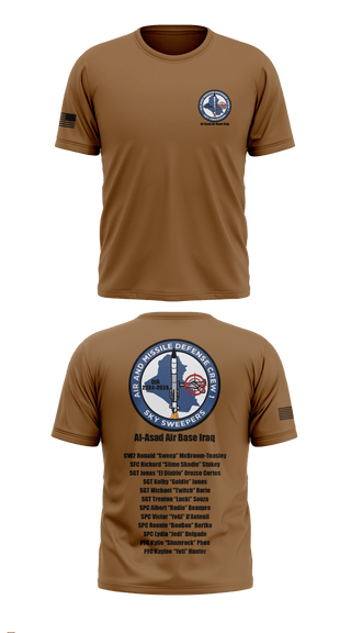Short Sleeve Performance Shirt, Bravo Battery, 4th Battalion, 3rd Air Defense Artillery Regiment, Army, Teamtime, Team time, sublimation, custom sports apparel, team uniforms, spirit wear, spiritwear, sports uniforms, custom shirts, team store, custom team store, fundraiser sports, apparel fundraiser