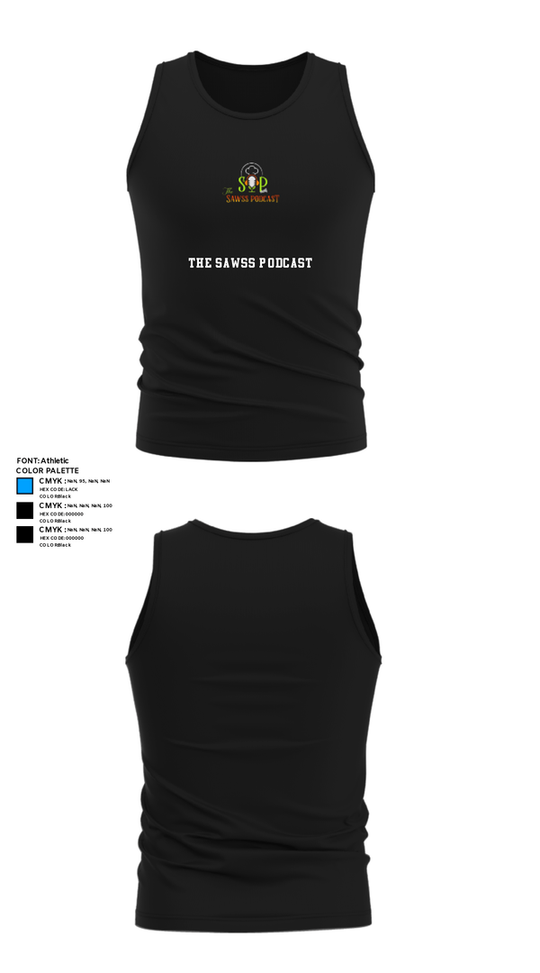 Tank Top, The sawss podcast, , Teamtime, Team time, sublimation, custom sports apparel, team uniforms, spirit wear, spiritwear, sports uniforms, custom shirts, team store, custom team store, fundraiser sports, apparel fundraiser