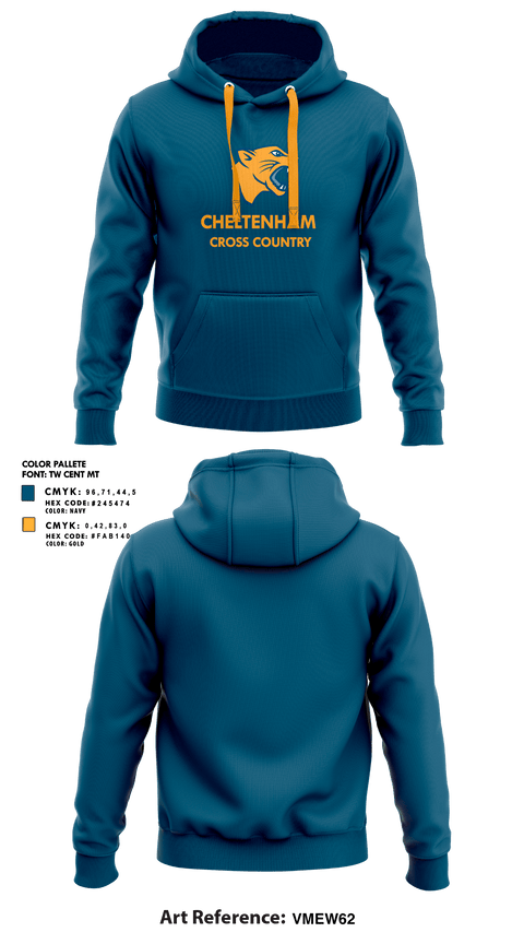 Hoodie, Cheltenham High School Cross Country, Cross Country, Teamtime, Team time, sublimation, custom sports apparel, team uniforms, spirit wear, spiritwear, sports uniforms, custom shirts, team store, custom team store, fundraiser sports, apparel fundraiser