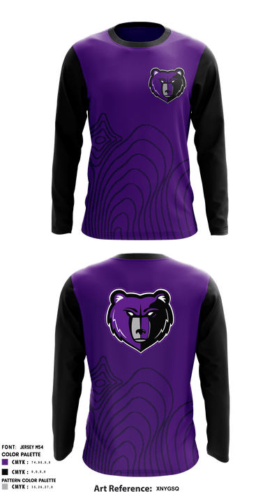 Rocky Mountain High School Soccer 84312101 Long Sleeve Performance Shirt - 39