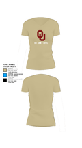 OU Army ROTC 95723228 Women's Short Sleeve V-neck Shirt - 84
