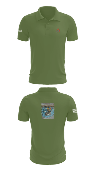 Short Sleeve Performance Polo, 34th DSB, Army, Teamtime, Team time, sublimation, custom sports apparel, team uniforms, spirit wear, spiritwear, sports uniforms, custom shirts, team store, custom team store, fundraiser sports, apparel fundraiser