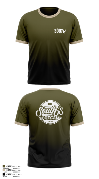 Short Sleeve Performance Shirt, South’s Boot Camp, , Teamtime, Team time, sublimation, custom sports apparel, team uniforms, spirit wear, spiritwear, sports uniforms, custom shirts, team store, custom team store, fundraiser sports, apparel fundraiser