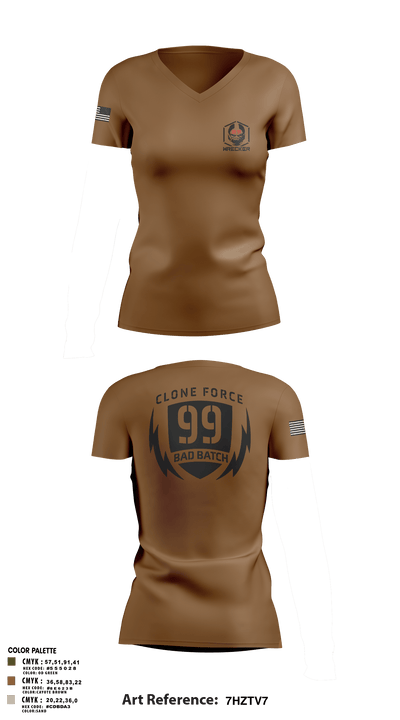 undefined Women's Short Sleeve V-neck Shirt - 4
