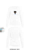 Rider Music Sound 19997643 Women's Long Sleeve V-neck Shirt - 15