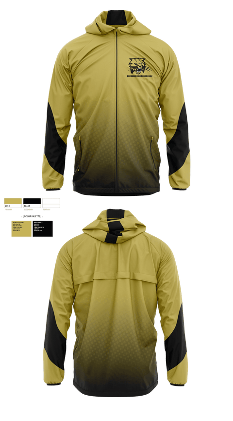 Windbreaker, Buchholz High School Golf, Golf, Teamtime, Team time, sublimation, custom sports apparel, team uniforms, spirit wear, spiritwear, sports uniforms, custom shirts, team store, custom team store, fundraiser sports, apparel fundraiser