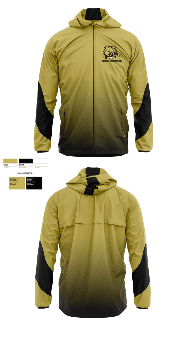 Windbreaker, Buchholz High School Golf, Golf, Teamtime, Team time, sublimation, custom sports apparel, team uniforms, spirit wear, spiritwear, sports uniforms, custom shirts, team store, custom team store, fundraiser sports, apparel fundraiser