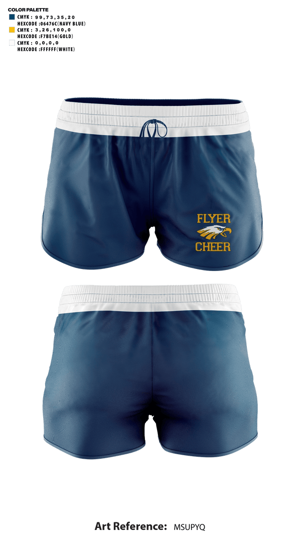 Womens Shorts, Franklin County High School Cheer, Cheer, Teamtime, Team time, sublimation, custom sports apparel, team uniforms, spirit wear, spiritwear, sports uniforms, custom shirts, team store, custom team store, fundraiser sports, apparel fundraiser