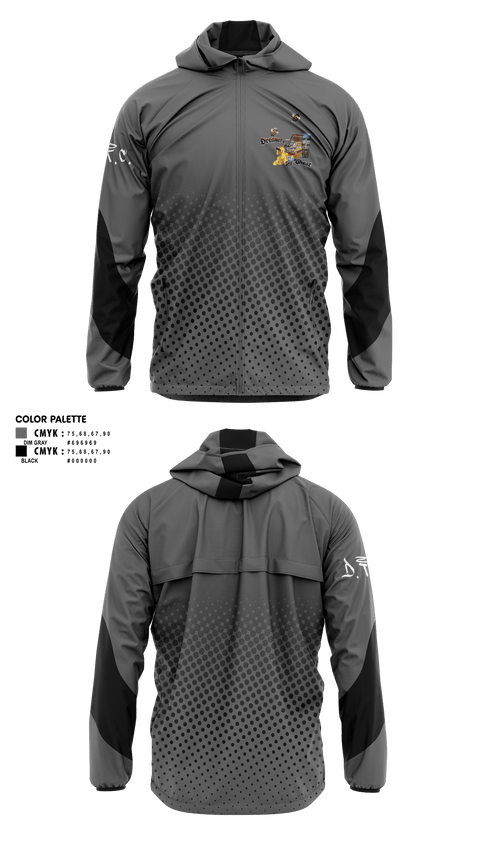 Windbreaker, Dreamer's Toy Chest, , Teamtime, Team time, sublimation, custom sports apparel, team uniforms, spirit wear, spiritwear, sports uniforms, custom shirts, team store, custom team store, fundraiser sports, apparel fundraiser
