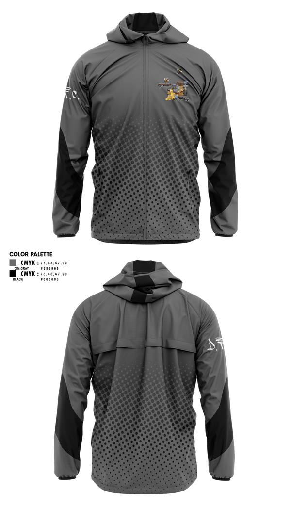 Windbreaker, Dreamer's Toy Chest, , Teamtime, Team time, sublimation, custom sports apparel, team uniforms, spirit wear, spiritwear, sports uniforms, custom shirts, team store, custom team store, fundraiser sports, apparel fundraiser