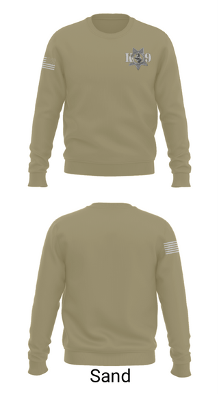 Crew Neck Sweatshirt, Fresno Police Department K9 Unit, Police, Teamtime, Team time, sublimation, custom sports apparel, team uniforms, spirit wear, spiritwear, sports uniforms, custom shirts, team store, custom team store, fundraiser sports, apparel fundraiser