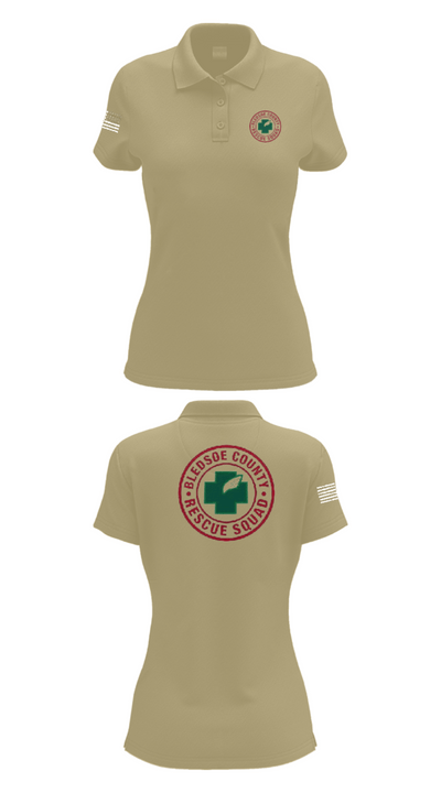 Bledsoe County Rescue Squad 83913637 Women's Short Sleeve Performance Polo  - 95