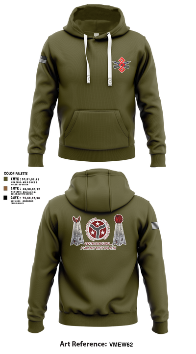 q trp 4/278th 42866312 Hoodie - 1