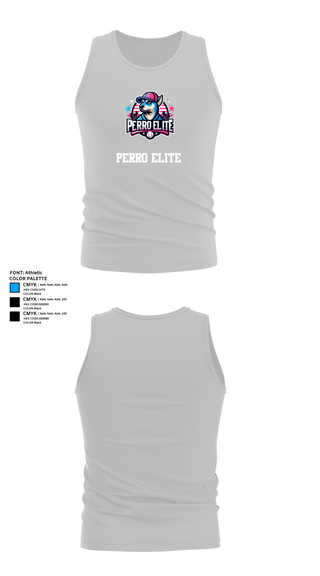 Tank Top, PERRO ELITE, Baseball, Teamtime, Team time, sublimation, custom sports apparel, team uniforms, spirit wear, spiritwear, sports uniforms, custom shirts, team store, custom team store, fundraiser sports, apparel fundraiser