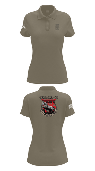 Women's Short Sleeve Performance Polo, WorkHorse, Marines, Teamtime, Team time, sublimation, custom sports apparel, team uniforms, spirit wear, spiritwear, sports uniforms, custom shirts, team store, custom team store, fundraiser sports, apparel fundraiser