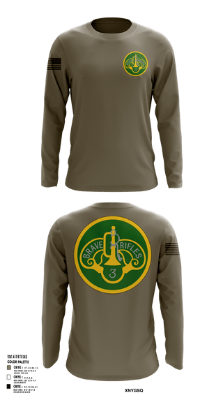 Long Sleeve Performance Shirt, 3CR, Army, Teamtime, Team time, sublimation, custom sports apparel, team uniforms, spirit wear, spiritwear, sports uniforms, custom shirts, team store, custom team store, fundraiser sports, apparel fundraiser