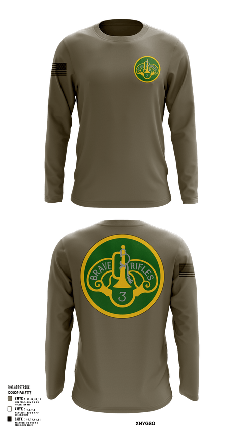 Long Sleeve Performance Shirt, 3CR, Army, Teamtime, Team time, sublimation, custom sports apparel, team uniforms, spirit wear, spiritwear, sports uniforms, custom shirts, team store, custom team store, fundraiser sports, apparel fundraiser