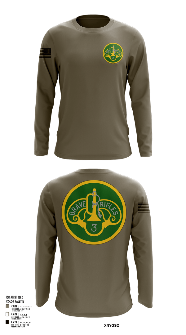Long Sleeve Performance Shirt, 3CR, Army, Teamtime, Team time, sublimation, custom sports apparel, team uniforms, spirit wear, spiritwear, sports uniforms, custom shirts, team store, custom team store, fundraiser sports, apparel fundraiser