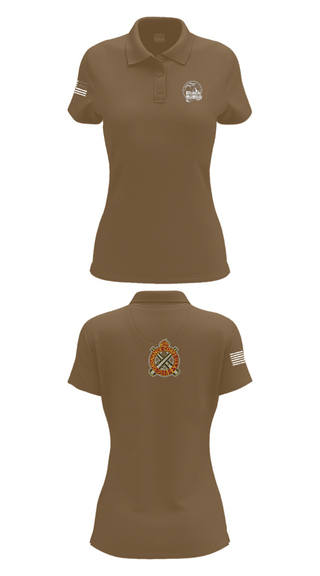 Women's Short Sleeve Performance Polo, 978th MP Comapny, , Teamtime, Team time, sublimation, custom sports apparel, team uniforms, spirit wear, spiritwear, sports uniforms, custom shirts, team store, custom team store, fundraiser sports, apparel fundraiser