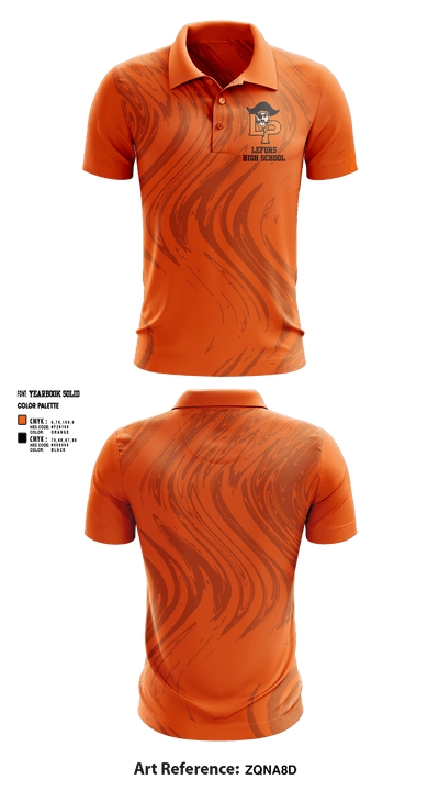 Lefors High School 24546548 Short Sleeve Performance Polo - 1