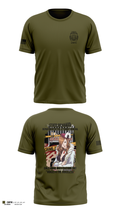 State of Hawaii Department of the Attorney General Child Abuse Investigations Unit 2926243 Short Sleeve Performance Shirt - 2