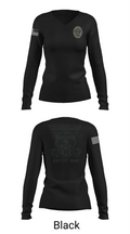 61st CST 56297636 Women's Long Sleeve V-neck Shirt - 37