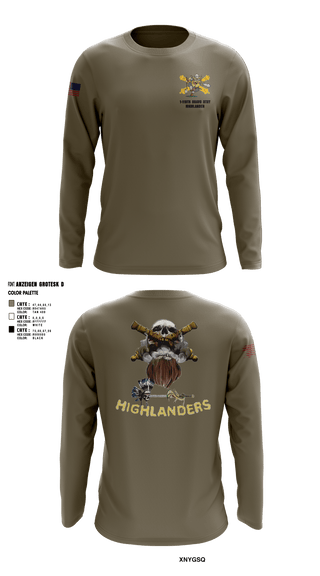 Long Sleeve Performance Shirt, Bravo 1-119th FA, , Teamtime, Team time, sublimation, custom sports apparel, team uniforms, spirit wear, spiritwear, sports uniforms, custom shirts, team store, custom team store, fundraiser sports, apparel fundraiser