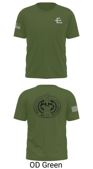 Short Sleeve Performance Shirt, E/701, Army, Teamtime, Team time, sublimation, custom sports apparel, team uniforms, spirit wear, spiritwear, sports uniforms, custom shirts, team store, custom team store, fundraiser sports, apparel fundraiser