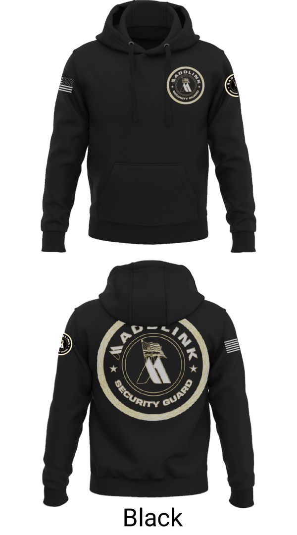 Hoodie, Maddlink Security Guard, , Teamtime, Team time, sublimation, custom sports apparel, team uniforms, spirit wear, spiritwear, sports uniforms, custom shirts, team store, custom team store, fundraiser sports, apparel fundraiser