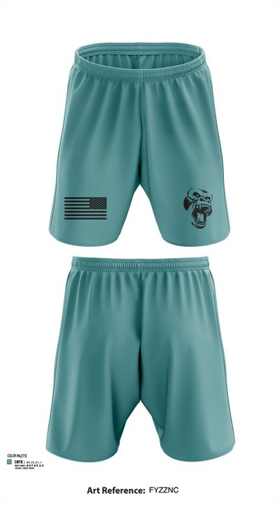 USS CARL VINSON 40544561 Athletic Shorts With Pockets - 123