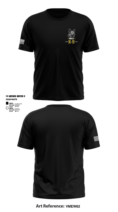 Mals K9 22882695 Short Sleeve Performance Shirt - 3