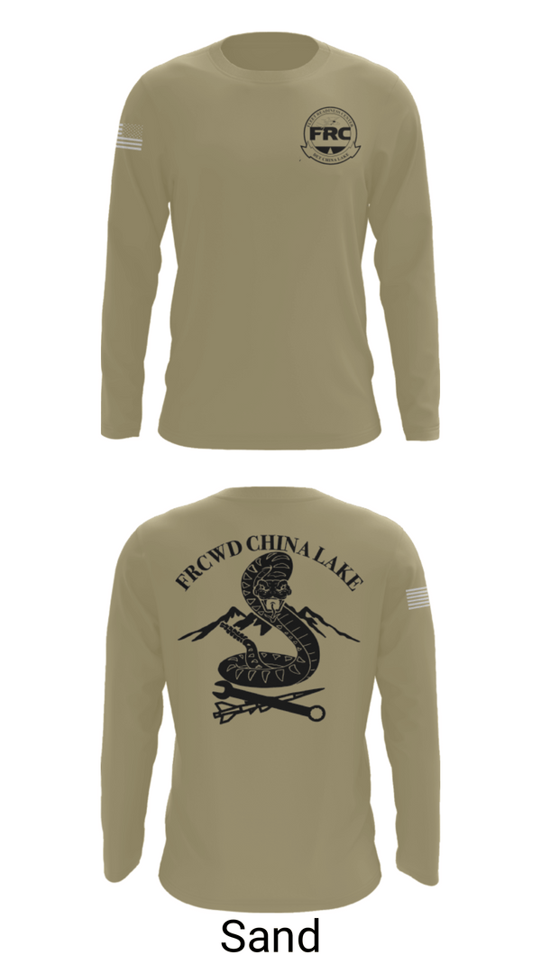 Long Sleeve Performance Shirt, FRCW Det China Lake, Navy, Teamtime, Team time, sublimation, custom sports apparel, team uniforms, spirit wear, spiritwear, sports uniforms, custom shirts, team store, custom team store, fundraiser sports, apparel fundraiser
