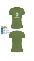 San Marcos Police Mounted Unit 48191371 Women's Short Sleeve V-neck Shirt - 42