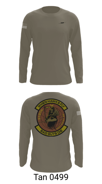 319th Maintenance Squadron 60744056 Long Sleeve Performance Shirt - 66
