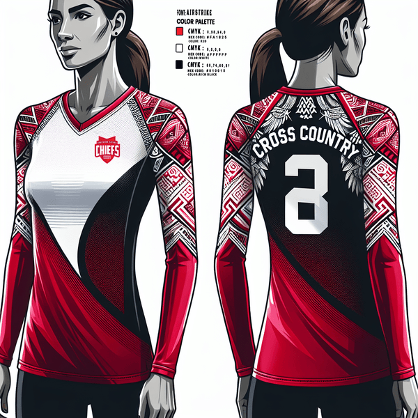Womens Long Sleeve Vneck Shirt, Southern Cayuga Senior High School Cross Country, Cross Country, Teamtime, Team time, sublimation, custom sports apparel, team uniforms, spirit wear, spiritwear, sports uniforms, custom shirts, team store, custom team store, fundraiser sports, apparel fundraiser