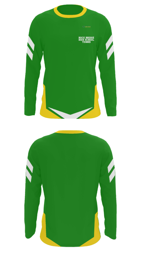 Long Sleeve Performance Shirt, Rock Bridge High School Tennis, Tennis, Teamtime, Team time, sublimation, custom sports apparel, team uniforms, spirit wear, spiritwear, sports uniforms, custom shirts, team store, custom team store, fundraiser sports, apparel fundraiser