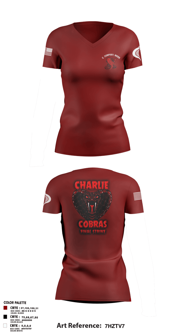 Womens Short Sleeve Vneck Shirt, C. Company, MRBn, Army, Teamtime, Team time, sublimation, custom sports apparel, team uniforms, spirit wear, spiritwear, sports uniforms, custom shirts, team store, custom team store, fundraiser sports, apparel fundraiser
