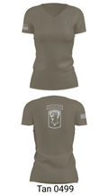 C CO 1-102 81634462 Women's Short Sleeve V-neck Shirt - 68