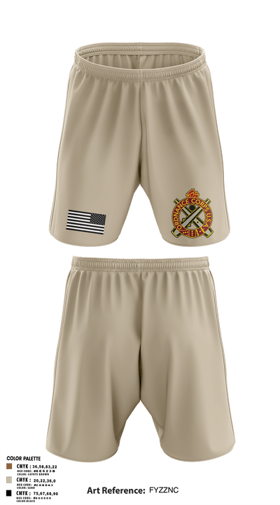 411TH CBRN COMPANY411TH CBRN COMPANY411TH CHEMICAL COMPANY 16775376 Athletic Shorts With Pockets - 2