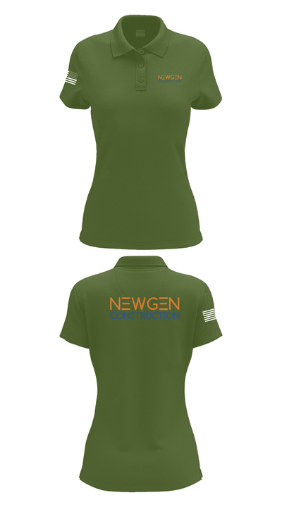 Newgen Constrction 18820013 Women's Short Sleeve Performance Polo  - 25