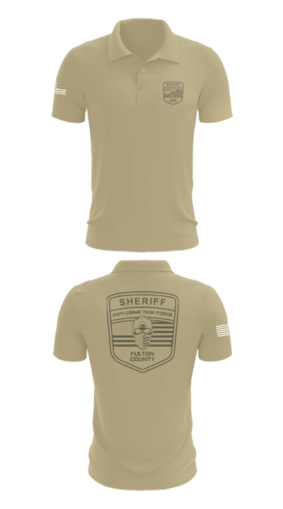 Fulton County Anti-Crime Task Force 27594594 Short Sleeve Performance Polo - 83