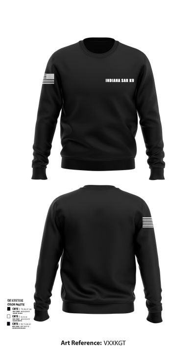 Indiana SAR K9 89767591 Crew Neck Sweatshirt - 101
